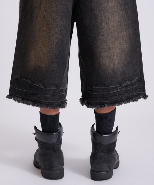 スタッズデザインバギースラックス【ANDER HUNK/アンダーハンク】 ANDER HUNK スラックス 「新色追加」Studs Design Baggy Slacks