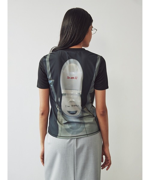 セール】SO AM I Panel Print T-shirt（Tシャツ/カットソー