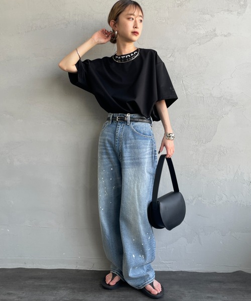 注目ブランド■TATRAS■大人気 WANDO Tシャツ 国内発送 すぐ届く TATRAS/タトラス] WANDO ネックロゴ ショートスリーブTシャツ（T