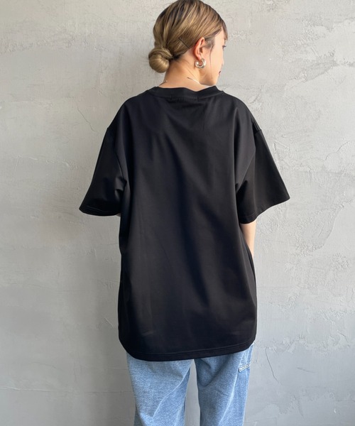 TATRAS/タトラス] WANDO ネックロゴ ショートスリーブTシャツ（T