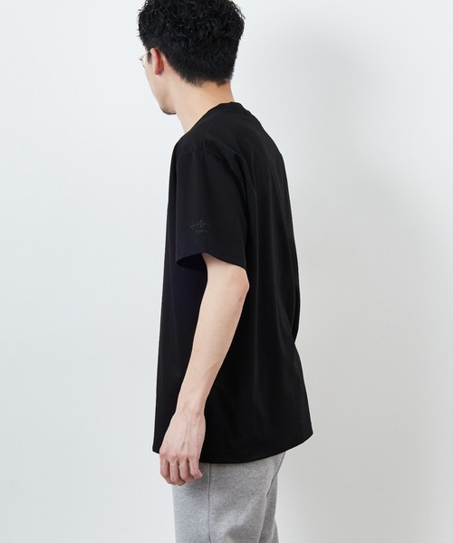TATRAS/タトラス] WANDO ネックロゴ ショートスリーブTシャツ（T