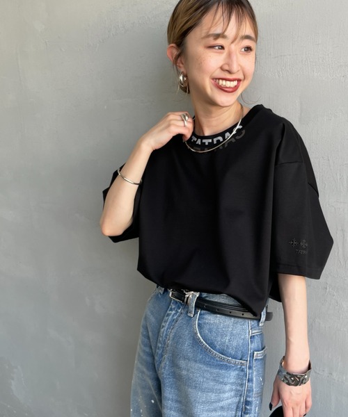 TATRAS タトラス WANDO/ネックロゴプリント Tシャツ TATRAS/タトラス] WANDO ネックロゴ ショートスリーブTシャツ（T