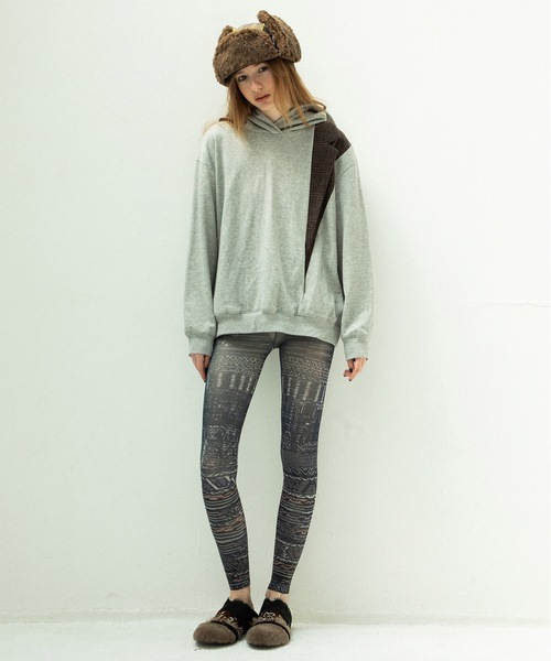 STOF（ストフ）の「SLASH CLASIC HOODIE（パーカー・メンズ・グレー/ブラック・S/M）」の8枚目の写真