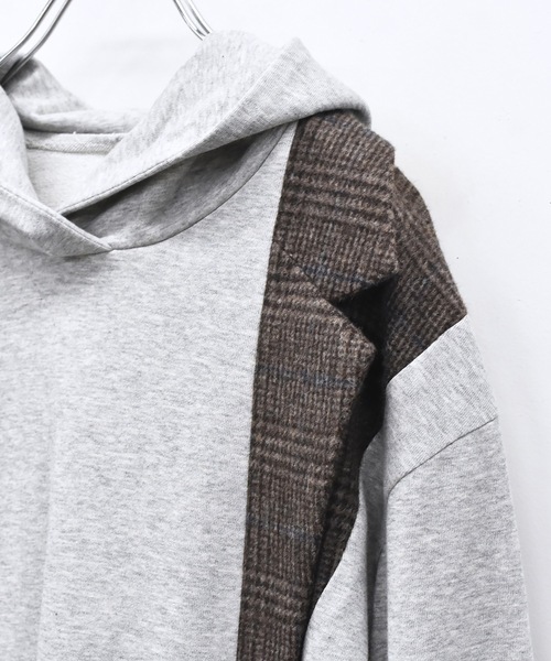 STOF（ストフ）の「SLASH CLASIC HOODIE（パーカー・メンズ・グレー/ブラック・S/M）」の15枚目の写真