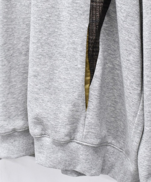 STOF（ストフ）の「SLASH CLASIC HOODIE（パーカー・メンズ・グレー/ブラック・S/M）」の16枚目の写真