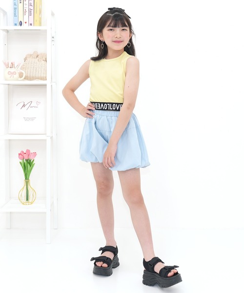 Bee des Bee（ビーデスビー）の「タンクトップ（タンクトップ・キッズ・ラベンダー/アイボリー/ブラック・100cm/110cm/120cm/130cm/140cm/150cm）」の17枚目の写真