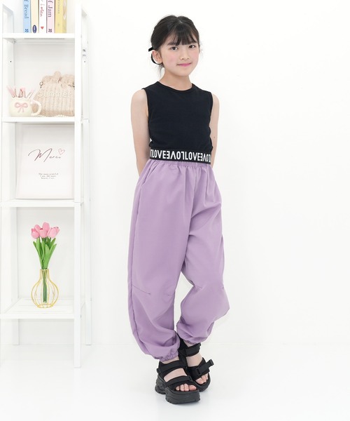 Bee des Bee（ビーデスビー）の「タンクトップ（タンクトップ・キッズ・ラベンダー/アイボリー/ブラック・100cm/110cm/120cm/130cm/140cm/150cm）」の12枚目の写真