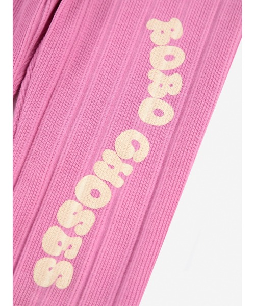 BOBO CHOSES（ボボショーズ）の「Wavy Bobo Choses leggings（レギンス/スパッツ・キッズ・フューシャピンク・10-11y/2-3YEAR/4-5YEAR/12-13y/6-7YEAR）」の4枚目の写真