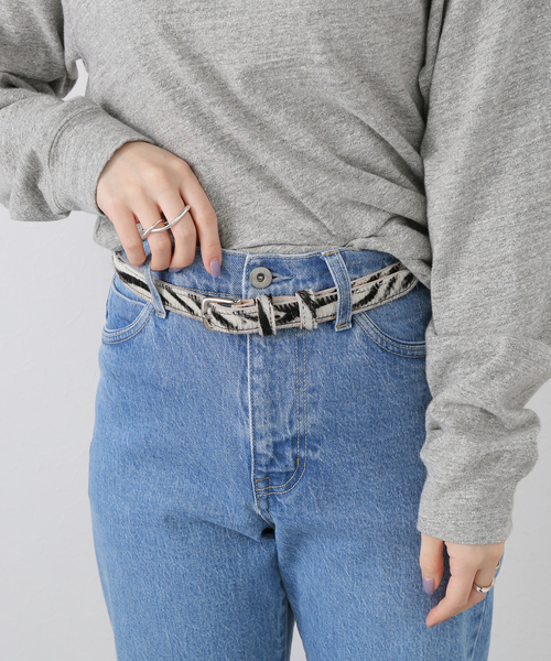 FRAMeWORK（フレームワーク）の「MARTIN FAIZEY 0.75inch West End Buckle H（ベルト・レディース・その他3・FREE）」の4枚目の写真