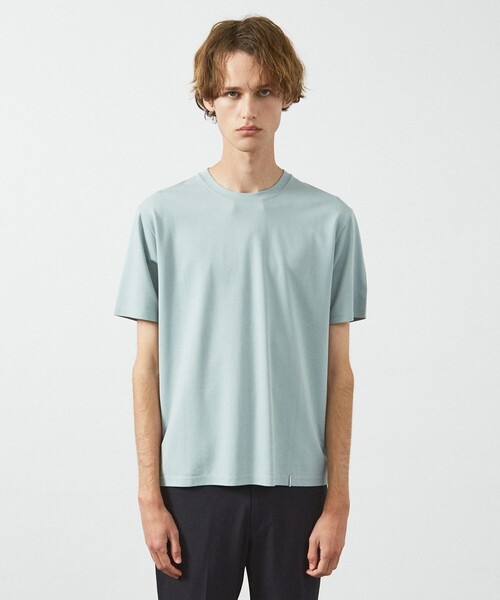 ABAHOUSE(アバハウス)の「【定番】ドレスポンチ クルーネック 半袖Tシャツ / ストレッチ 冷涼感(Tシャツ/カットソー・メンズ・ホワイト/グレー/ブラウン系その他/ブラック/グリーン系その他/ダークネイビー・44/50/48/46)」の8枚目の写真