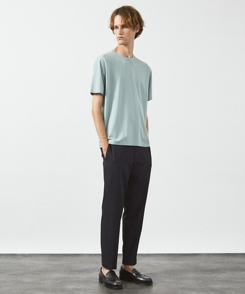 ABAHOUSE(アバハウス)の「【定番】ドレスポンチ クルーネック 半袖Tシャツ / ストレッチ 冷涼感(Tシャツ/カットソー・メンズ・ホワイト/グレー/ブラウン系その他/ブラック/グリーン系その他/ダークネイビー・44/50/48/46)」の15枚目の写真