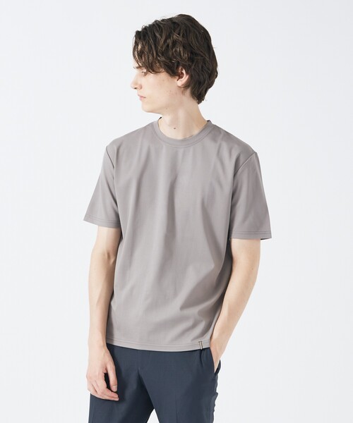 ABAHOUSE(アバハウス)の「【定番】ドレスポンチ クルーネック 半袖Tシャツ / ストレッチ 冷涼感(Tシャツ/カットソー・メンズ・ホワイト/グレー/ブラウン系その他/ブラック/グリーン系その他/ダークネイビー・44/50/48/46)」の19枚目の写真