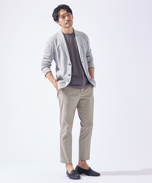 ABAHOUSE GRAY（アバハウスグレイ）の「【ハイパーストレッチ】ヘリンボーン イージー スラックス パンツ（スラックス・メンズ・ブラック/チャコールグレー/ベージュ/ネイビー・44/46/48/50）」の13枚目の写真