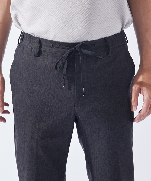 ABAHOUSE GRAY（アバハウスグレイ）の「【ハイパーストレッチ】ヘリンボーン イージー スラックス パンツ（スラックス・メンズ・ブラック/チャコールグレー/ベージュ/ネイビー・44/46/48/50）」の17枚目の写真