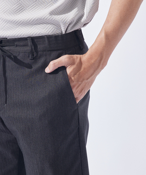 ABAHOUSE GRAY（アバハウスグレイ）の「【ハイパーストレッチ】ヘリンボーン イージー スラックス パンツ（スラックス・メンズ・ブラック/チャコールグレー/ベージュ/ネイビー・44/46/48/50）」の18枚目の写真