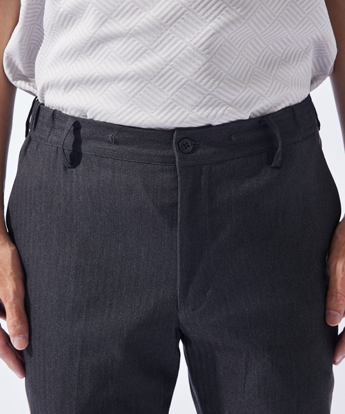 ABAHOUSE GRAY（アバハウスグレイ）の「【ハイパーストレッチ】ヘリンボーン イージー スラックス パンツ（スラックス・メンズ・ブラック/チャコールグレー/ベージュ/ネイビー・44/46/48/50）」の21枚目の写真