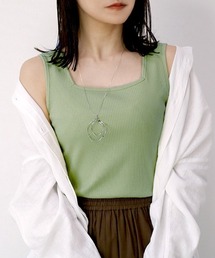 タンクトップ（グリーン・カーキ/緑色系）ファッション通販
