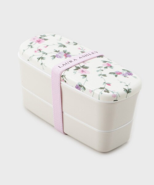 ランチボックス 2段（お箸付き）（お弁当箱）｜LAURA ASHLEY（ローラ