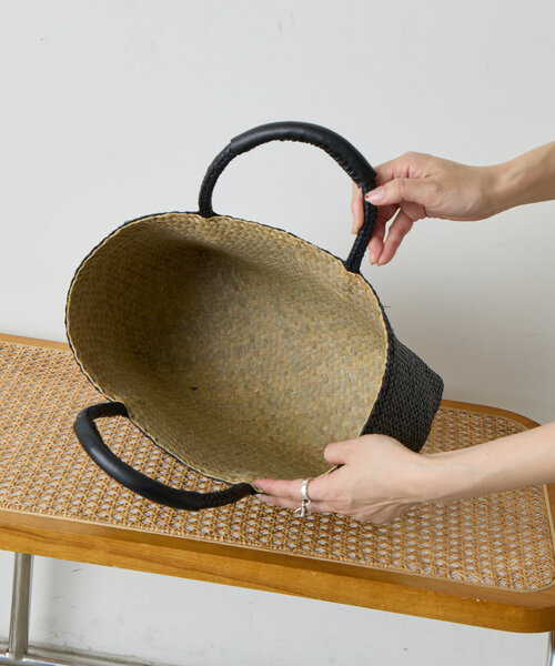 Jena espace merveilleux（ジェナ　エスパスメルヴェイユ）の「シーグラスバッグ（トートバッグ・レディース・ブラック/グリーン・FREE）」の7枚目の写真