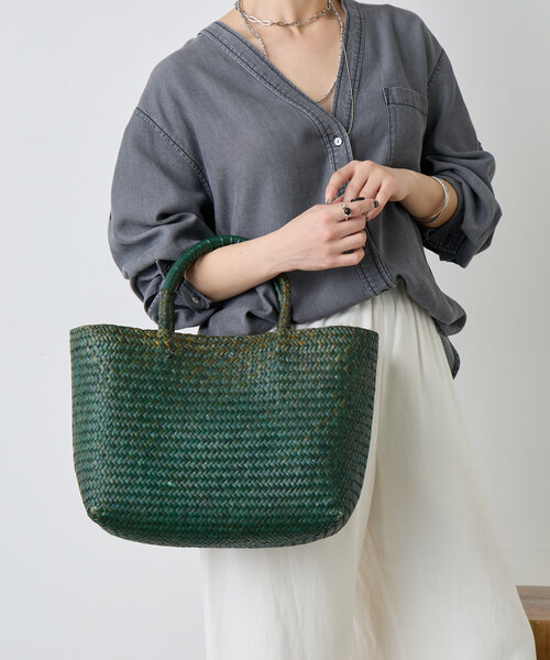 Jena espace merveilleux（ジェナ　エスパスメルヴェイユ）の「シーグラスバッグ（トートバッグ・レディース・ブラック/グリーン・FREE）」の10枚目の写真