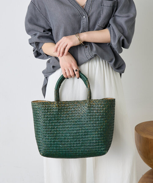 Jena espace merveilleux（ジェナ　エスパスメルヴェイユ）の「シーグラスバッグ（トートバッグ・レディース・ブラック/グリーン・FREE）」の11枚目の写真