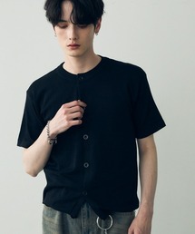 button-down summer knit tops / ボタンダウンサマーニットトップス