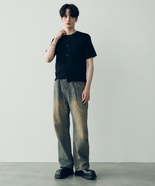 ニット セーター Many button knit tops  メニーボタンニットトップス レディース HeRIN.CYE ニット セーター Many button knit tops メニーボタン