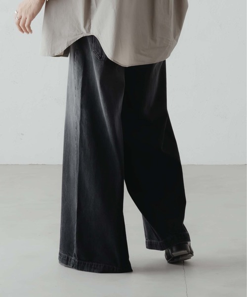 epnok（エプノック）の「グラデーションデニムワイドパンツ（デニムパンツ・メンズ・インディゴブルー/ブルー系その他/ブラウン/グレー/ブラック・SMALL/MEDIUM/LARGE）」の10枚目の写真