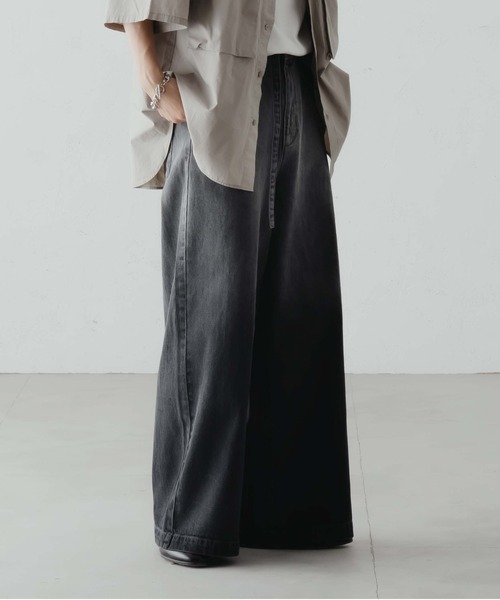 epnok（エプノック）の「グラデーションデニムワイドパンツ（デニムパンツ・メンズ・インディゴブルー/ブルー系その他/ブラウン/グレー/ブラック・SMALL/MEDIUM/LARGE）」の8枚目の写真