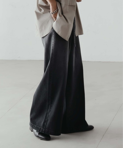 epnok（エプノック）の「グラデーションデニムワイドパンツ（デニムパンツ・メンズ・インディゴブルー/ブルー系その他/ブラウン/グレー/ブラック・SMALL/MEDIUM/LARGE）」の9枚目の写真