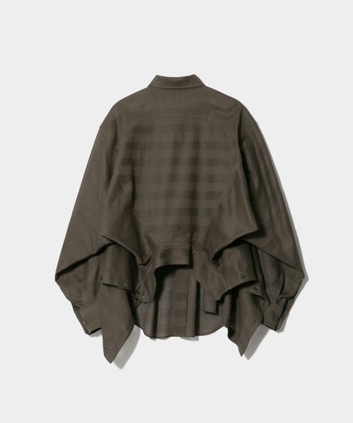 ブラウス シャツ ビューティフルピープル beautiful people double-end leno     cloth work shirt double-end leno cloth work shirt（シャツ/ブラウス