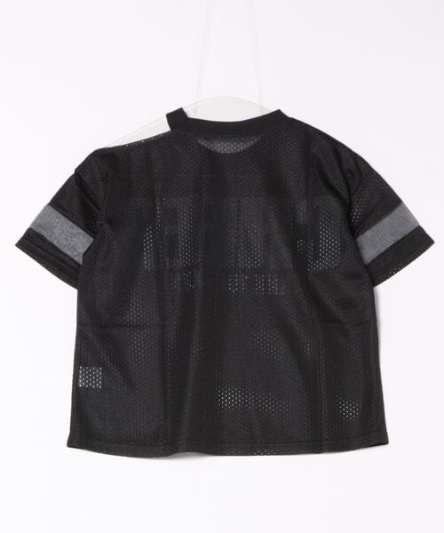 CHEER(チアー)の「袖チュール切り替え肩あきメッシュトップス(Tシャツ/カットソー・レディース・ホワイト/ブラック・M/S)」の14枚目の写真