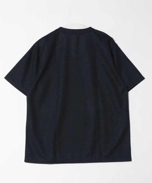 NOTA BENE（ノータベネ）の「【ウォッシャブル】ノータベネ/NOTABENE メッシュドビー Vネック半袖Tシャツ（Tシャツ/カットソー・メンズ・ブルー/グレー系その他2/ネイビー・MEDIUM/X-LARGE/LARGE）」の4枚目の写真