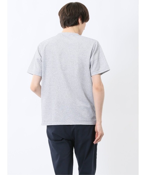 NOTA BENE（ノータベネ）の「【ウォッシャブル】ノータベネ/NOTABENE メッシュドビー Vネック半袖Tシャツ（Tシャツ/カットソー・メンズ・ブルー/グレー系その他2/ネイビー・MEDIUM/X-LARGE/LARGE）」の17枚目の写真