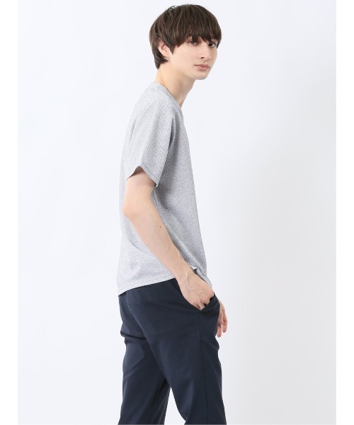 NOTA BENE（ノータベネ）の「【ウォッシャブル】ノータベネ/NOTABENE メッシュドビー Vネック半袖Tシャツ（Tシャツ/カットソー・メンズ・ブルー/グレー系その他2/ネイビー・MEDIUM/X-LARGE/LARGE）」の18枚目の写真