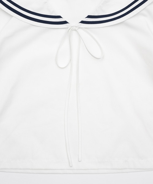 A10 PUTUMAYO マーチングバンド　カットソー　トップス　セーラー襟 刺繍セーラートップス（Tシャツ/カットソー）｜Poika（ポイカ