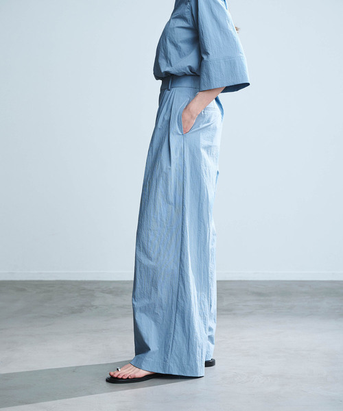N.O.R.C（ノーク）の「ナイロンタスランタックワイドパンツ【AIRY