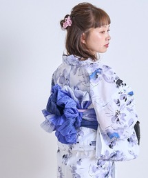 新品　見着用　スウィートマミー 浴衣 5点セット メンズ浴衣 3点セット(ゆかた・作り帯・着付け説明書) メンズ