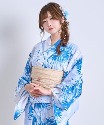 新品　見着用　スウィートマミー 浴衣 5点セット 咲むEMU 2025 浴衣コレクション｜マタニティウェア・授乳服の