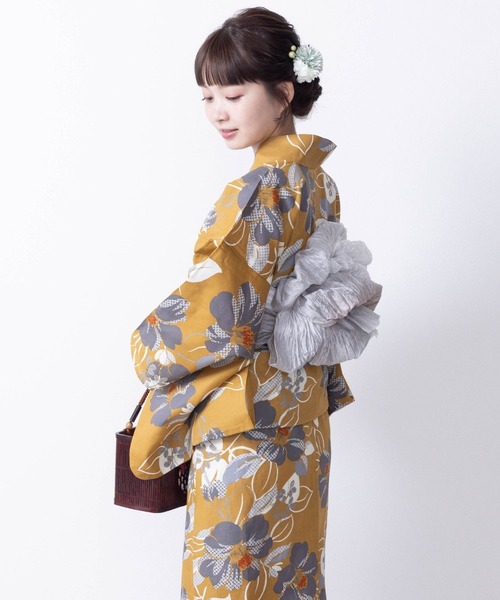 新品　見着用　スウィートマミー 浴衣 5点セット セール】Sweet Mommy｜スウィートマミーの水着/着物・浴衣（イエロー