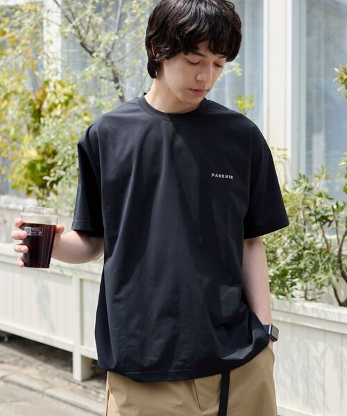 coen(コーエン)の「<Parknik>ラッシュガードTシャツ(Tシャツ/カットソー・メンズ・ホワイト/ブラック・S/M/L/XL)」の2枚目の写真