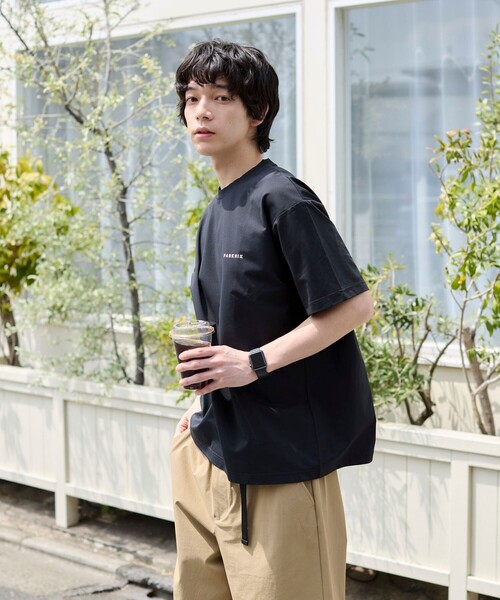 coen(コーエン)の「<Parknik>ラッシュガードTシャツ(Tシャツ/カットソー・メンズ・ホワイト/ブラック・S/M/L/XL)」の5枚目の写真