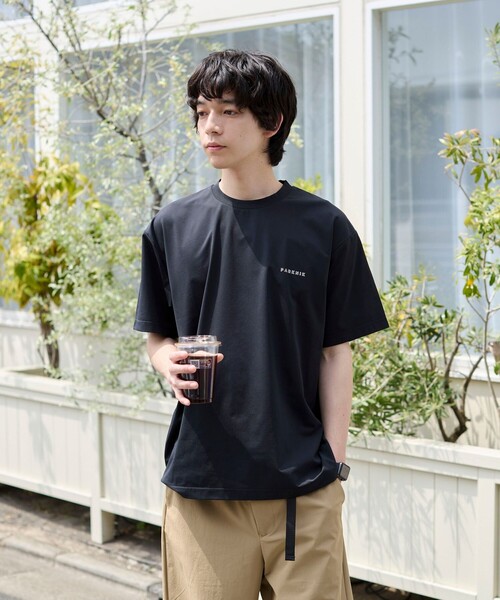 coen(コーエン)の「<Parknik>ラッシュガードTシャツ(Tシャツ/カットソー・メンズ・ホワイト/ブラック・S/M/L/XL)」の7枚目の写真