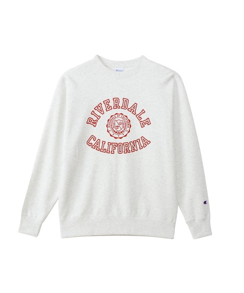 Champion(チャンピオン)の「【Champion/チャンピオン】メンズ ベーシック クルーネックスウェットシャツ(スウェット・メンズ・ブラック系その他/オートミール/ネイビー/ライトイエロー/オフホワイト・X-LARGE/LARGE/MEDIUM/SMALL)」の3枚目の写真