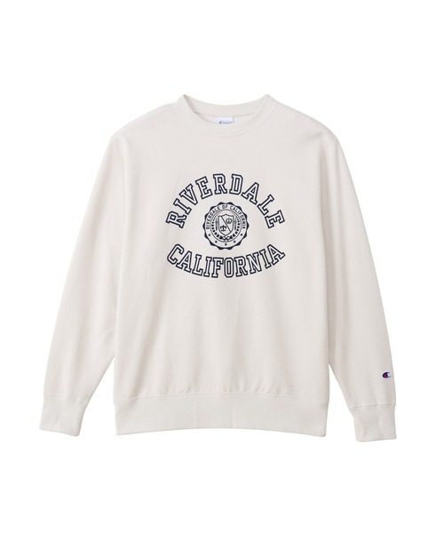 Champion(チャンピオン)の「【Champion/チャンピオン】メンズ ベーシック クルーネックスウェットシャツ(スウェット・メンズ・ブラック系その他/オートミール/ネイビー/ライトイエロー/オフホワイト・X-LARGE/LARGE/MEDIUM/SMALL)」の1枚目の写真