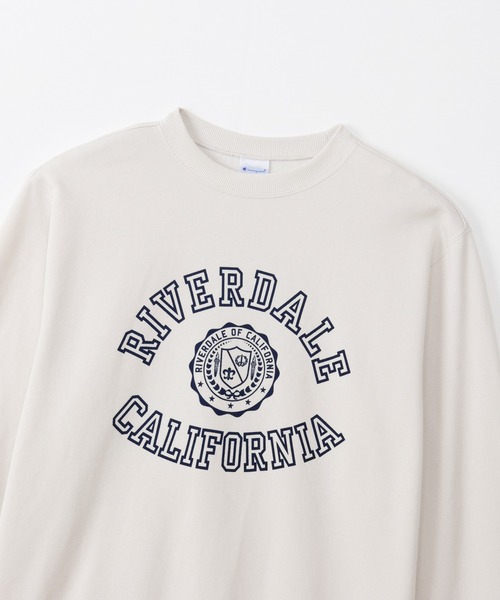 Champion(チャンピオン)の「【Champion/チャンピオン】メンズ ベーシック クルーネックスウェットシャツ(スウェット・メンズ・ブラック系その他/オートミール/ネイビー/ライトイエロー/オフホワイト・X-LARGE/LARGE/MEDIUM/SMALL)」の7枚目の写真