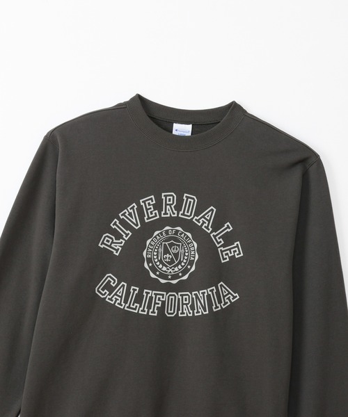 Champion(チャンピオン)の「【Champion/チャンピオン】メンズ ベーシック クルーネックスウェットシャツ(スウェット・メンズ・ブラック系その他/オートミール/ネイビー/ライトイエロー/オフホワイト・X-LARGE/LARGE/MEDIUM/SMALL)」の11枚目の写真