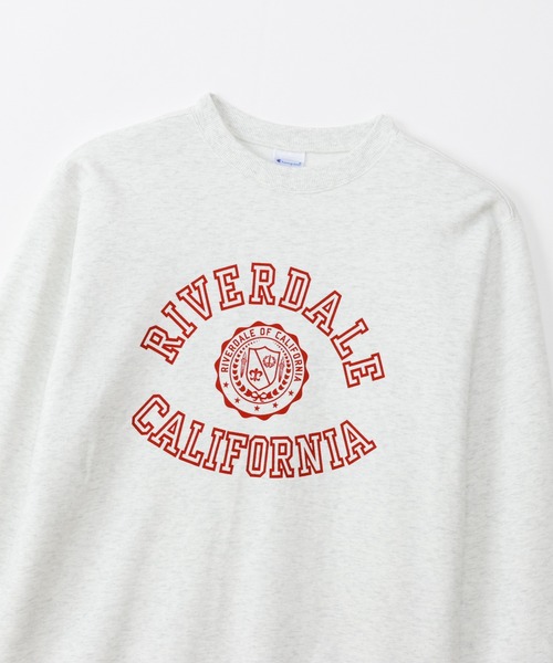 Champion(チャンピオン)の「【Champion/チャンピオン】メンズ ベーシック クルーネックスウェットシャツ(スウェット・メンズ・ブラック系その他/オートミール/ネイビー/ライトイエロー/オフホワイト・X-LARGE/LARGE/MEDIUM/SMALL)」の15枚目の写真