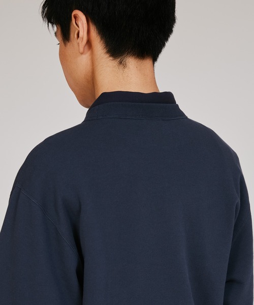 Champion(チャンピオン)の「【Champion/チャンピオン】メンズ ベーシック クルーネックスウェットシャツ(スウェット・メンズ・ブラック系その他/オートミール/ネイビー/ライトイエロー/オフホワイト・X-LARGE/LARGE/MEDIUM/SMALL)」の20枚目の写真