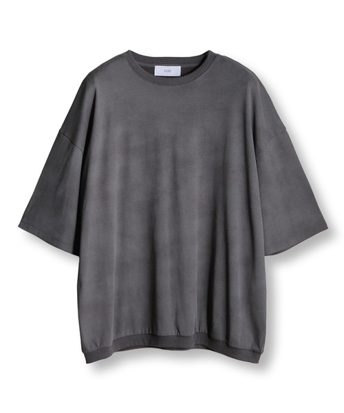 FUSE（フューズ）の「ムラ染めプリントルーズフィットTEE（Tシャツ/カットソー・メンズ・パープル/グレー・03/02）」の2枚目の写真